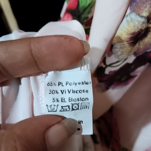 Size Large pink floral midi dress by Jett - Picture 3 of 4